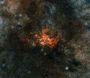 Laajakulmakuva NGC 6357:n alueesta