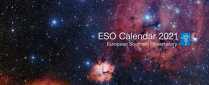 Capa do Calendário do ESO para 2021