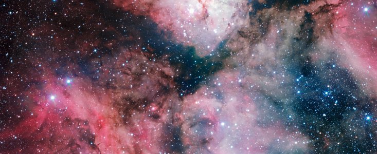 Imagen de la nebulosa de Carina obtenida por el Telescopio de Rastreo del VLT