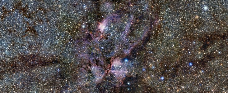 Hummerisumu ESO:n VISTA-teleskoopin näkemänä