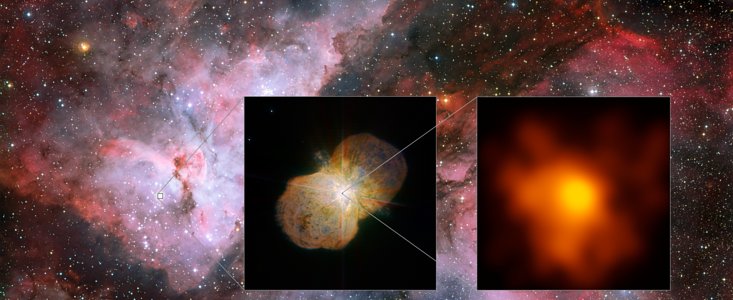 Una vista detallada de Eta Carinae
