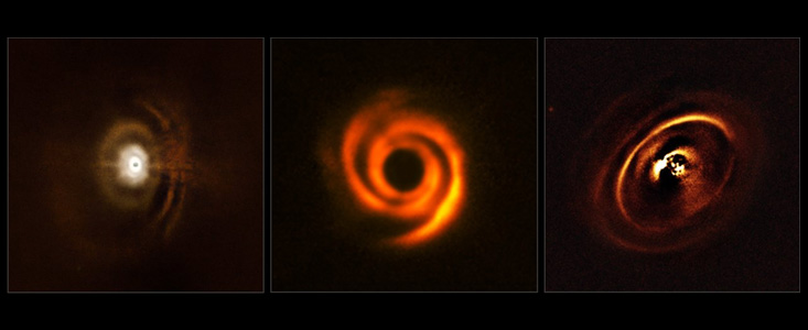 Discos protoplanetários observados pelo SPHERE