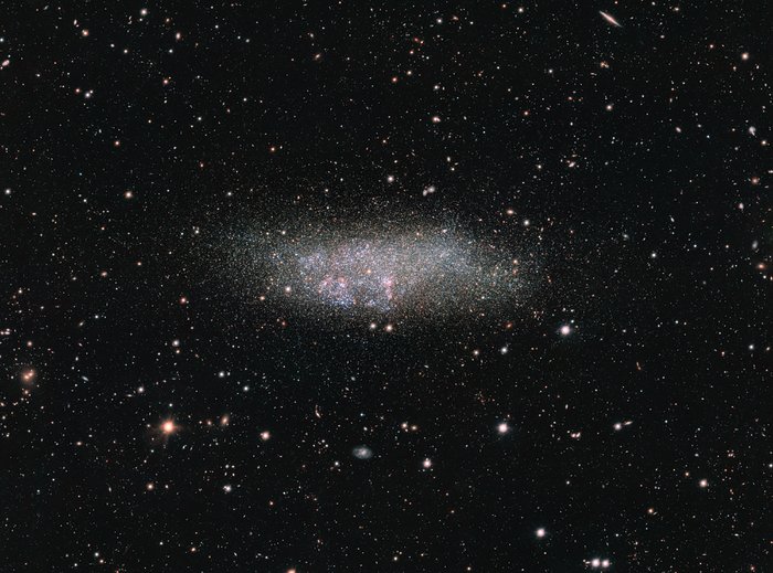 Die WLM-Galaxie am Rand der Lokalen Gruppe