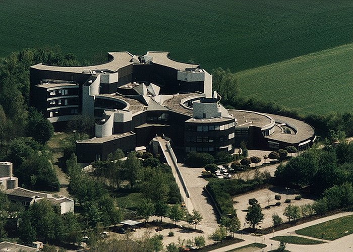 Veduta aerea della sede dell'ESO a Garching
