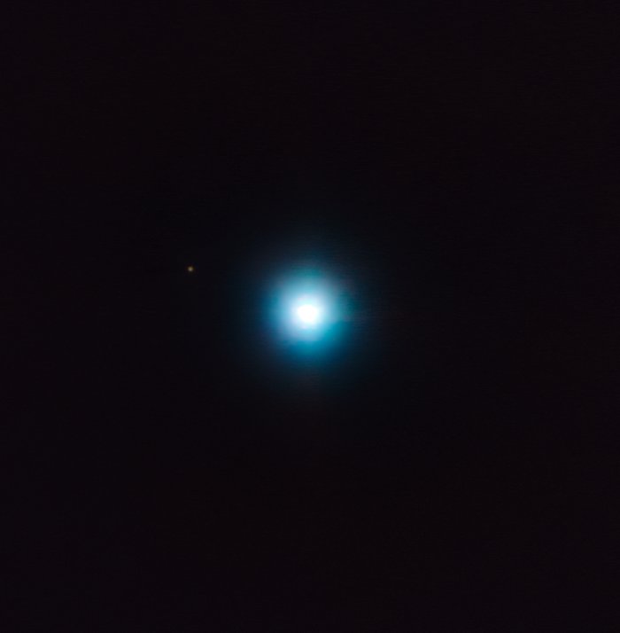 O VLT fotografa um exoplaneta exótico