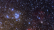 Primo piano della zona di cielo intorno all'ammasso stellare Messier 18