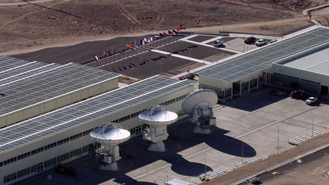 Aerial view of the ALMA OSF - 15