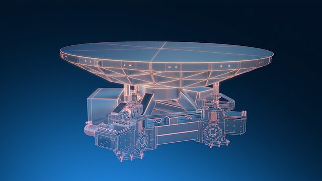 Artist’s animation showing the tip-tilt motion of the M5 mirror