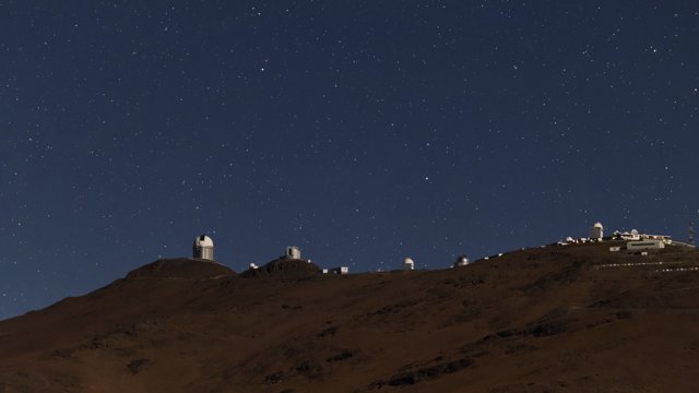 The light of night at la Silla