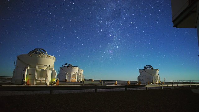 Auxiliary Telescopes on Cerro Paranal